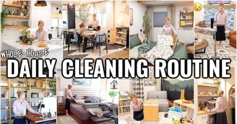 Daily Home Cleaning Routine